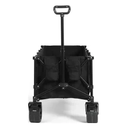 Gutent - Chariot extensible pliable 100kg, roues tout-terrain, 300l, noir Best