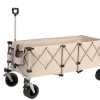 Gutent - Chariot extensible pliable 100kg, roues tout-terrain, 300l, beige Hot