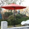 Gutent Parasols, Voiles D’Ombrage | - Parasol double face rectangulaire grand avec manivelle,orange