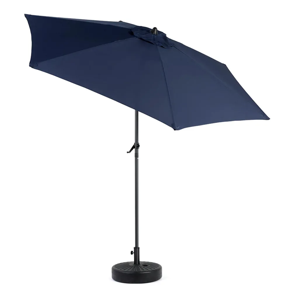 Gutent Parasols, Voiles D’Ombrage | - Parasol à manivelle,grand parapluie double face pour l'extérieur,bleu marine