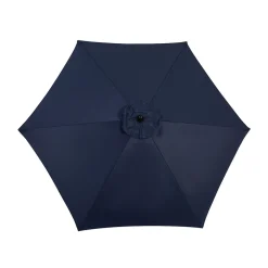 Gutent Parasols, Voiles D’Ombrage | - Parasol à manivelle,grand parapluie double face pour l'extérieur,bleu marine
