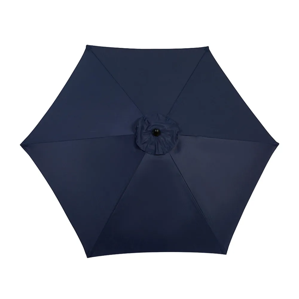 Gutent Parasols, Voiles D’Ombrage | - Parasol à manivelle,grand parapluie double face pour l'extérieur,bleu marine