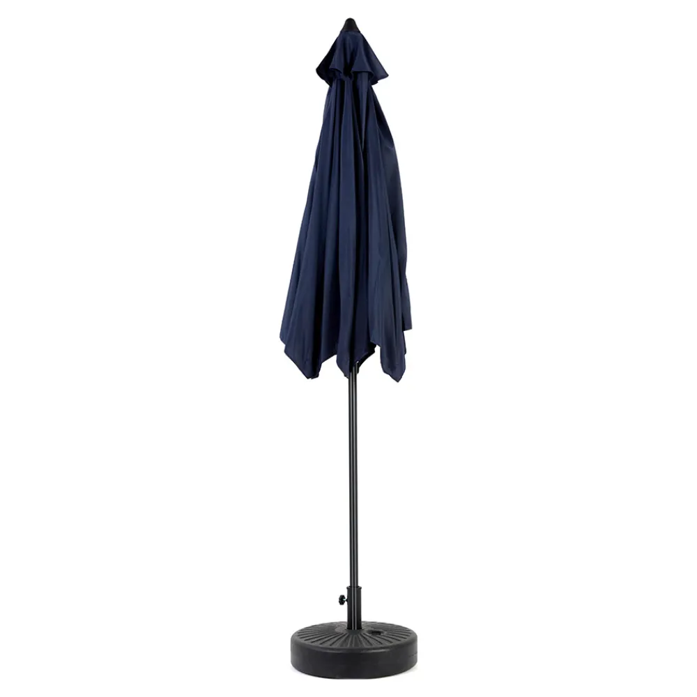 Gutent Parasols, Voiles D’Ombrage | - Parasol à manivelle,grand parapluie double face pour l'extérieur,bleu marine