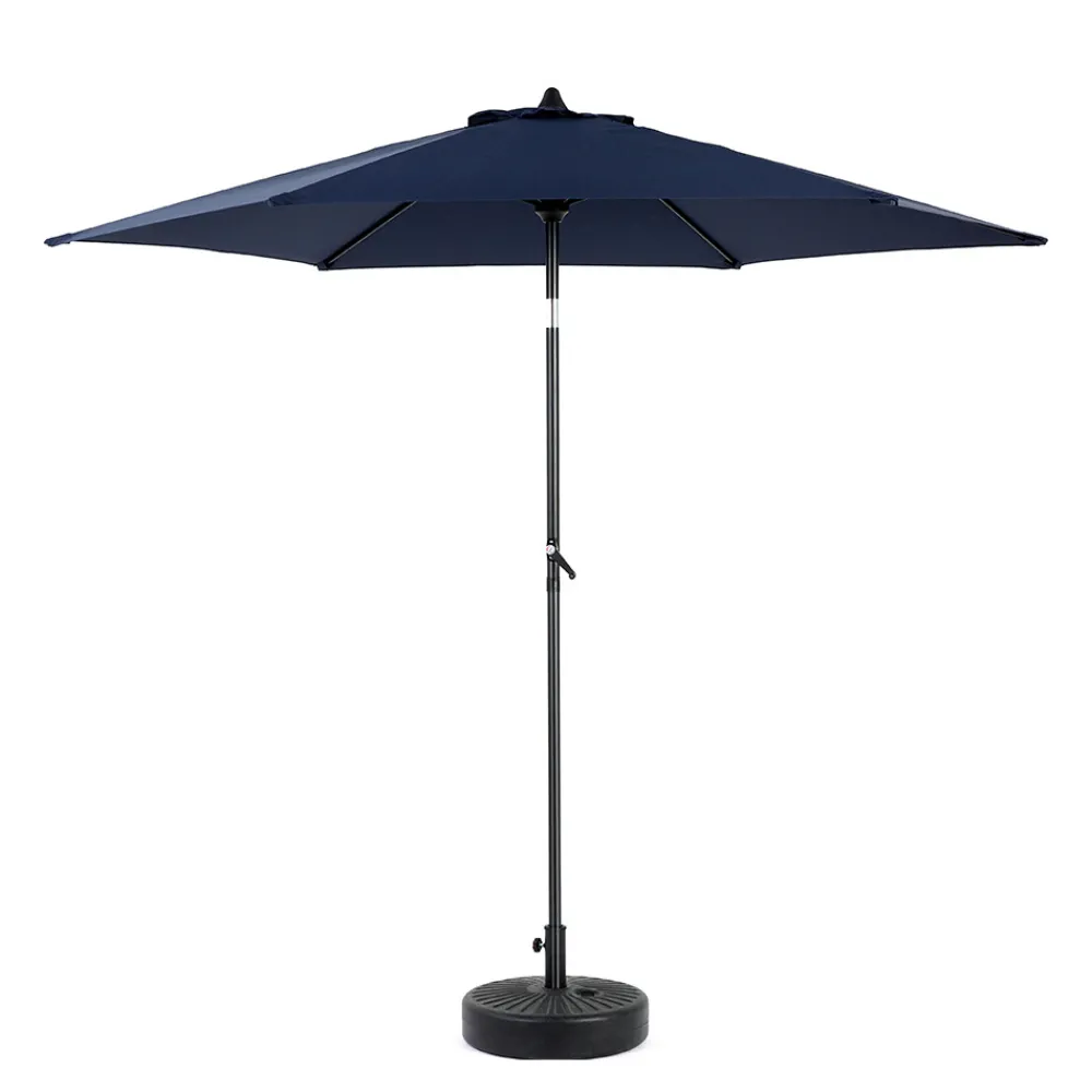 Gutent Parasols, Voiles D’Ombrage | - Parasol à manivelle,grand parapluie double face pour l'extérieur,bleu marine