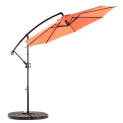 Gutent Parasols, Voiles D’Ombrage | - Parasol à manivelle,parasol extérieur double face rectangulaire grand,orange