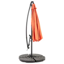 Gutent Parasols, Voiles D’Ombrage | - Parasol à manivelle,parasol extérieur double face rectangulaire grand,orange