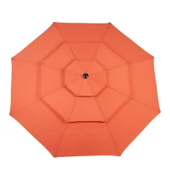 Gutent Parasols, Voiles D’Ombrage | - Parasol à manivelle,parasol extérieur double face rectangulaire grand,orange