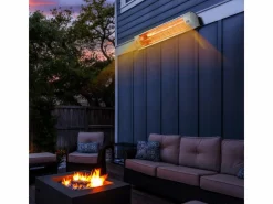 Habitat Et Jardin - Chauffage de terrasse infrarouge - 2000w - argenté Discount