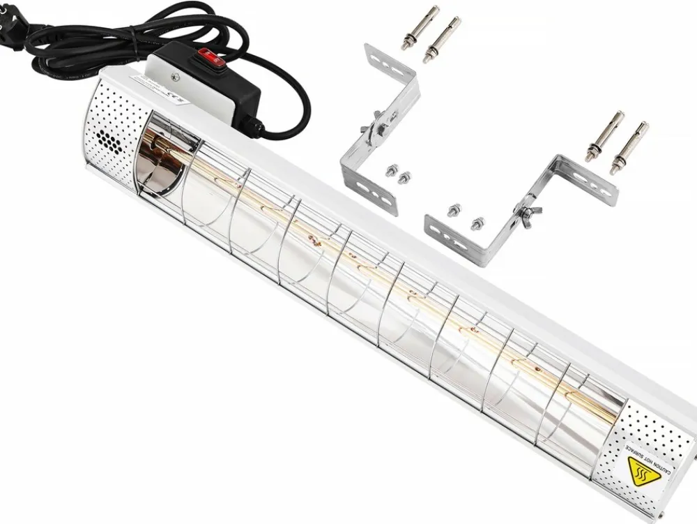 Habitat Et Jardin - Chauffage de terrasse infrarouge - 2000w - argenté Discount