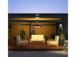 Habitat Et Jardin - Chauffage électrique suspendu - 1500w - noir Outlet