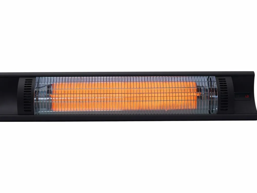 Habitat Et Jardin Chauffage D’Extérieur | - Chauffage électrique radiant en fibre de carbone "bola" - 2000w - noir