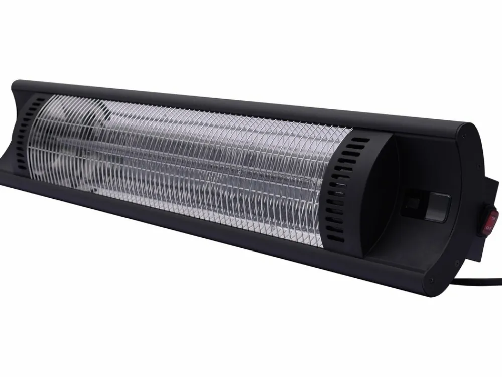 Habitat Et Jardin Chauffage D’Extérieur | - Chauffage électrique radiant en fibre de carbone "bola" - 2000w - noir