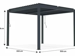 Habitat Et Jardin Pergolas, Tonnelles, Barnums | - Pergola bioclimatique en aluminium 