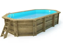 Habitat Et Jardin - Piscine bois "florida145 " - 6.57 x 4.57 x 1.45 m New