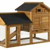Habitat Et Jardin - Poulailler "poulette" avec pondoir en bois - marron Outlet