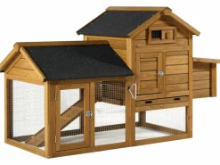 Habitat Et Jardin - Poulailler "poulette" avec pondoir en bois - marron Outlet
