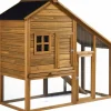 Habitat Et Jardin - Poulailler "lily" avec pondoir en bois - marron Clearance