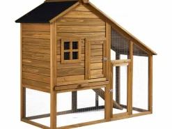 Habitat Et Jardin - Poulailler "lily" avec pondoir en bois - marron Clearance