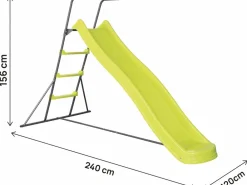 Habitat Et Jardin Jeux D'Extérieur | - Toboggan de jardin à double vague 