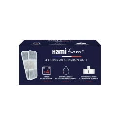 Hami Form - 4 filtres au charbon actif, pour fontaine nomade Best
