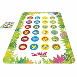 Hasbro Gaming - Jeu de société twister tapis réversible 2-en-1 évolutif Discount