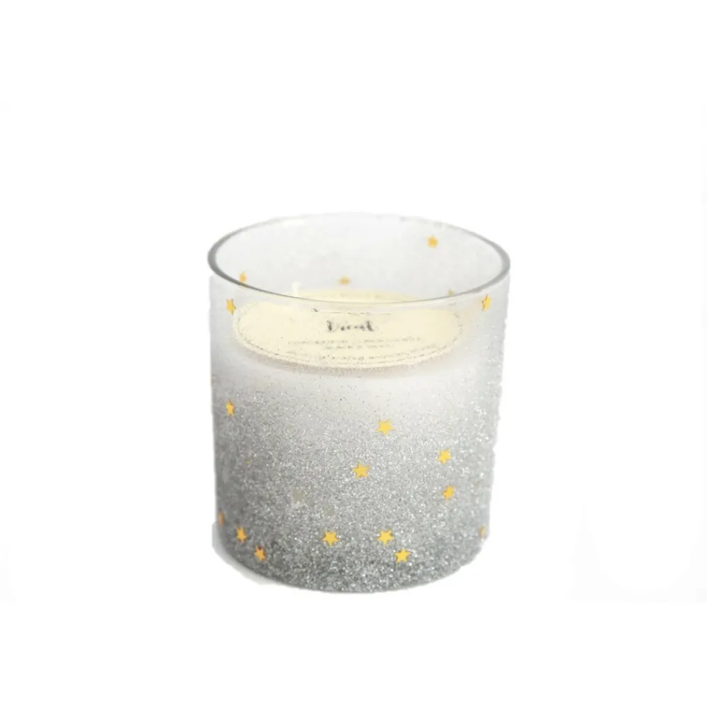 Heart Of The Home - Bougie de noël en pot paillettes ice Sale