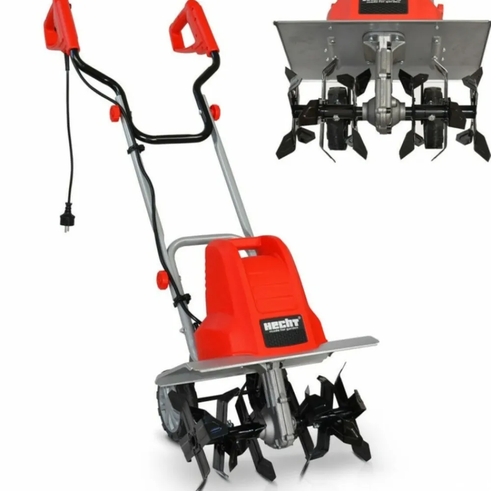 Hecht Scarificateurs Et Motoculteurs | - H 745 motobineuse electrique 1500w 400mm 6 fraises : 24 lames