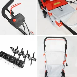 Hecht - H 1683 scarificateur aérateur électrique 2en1 1600w 8 couteaux doubles 24griffres avec profondeur réglable Sale