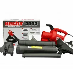 Hecht Broyeurs, Nettoyeurs Et Souffleurs | - H 3003 souffleur de feuilles à l’air électrique 3300w 3en1 aspirateur souffleur broyeur
