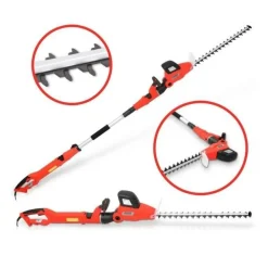 Hecht - H 675 taille haie telescopique 750 w 2.35 m a 2.80 m double coupe epee Clearance
