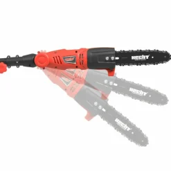 Hecht Taille-Haies, Tronçonneuses Et Élagueuses | - H 971 w scie a ébrancher tronçonneuse avec manche télescopique 2,80m et tête de coupe rotative