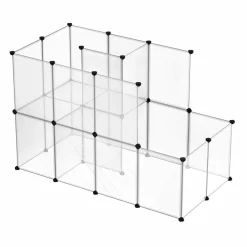 Helloshop26 - Enclos modulable parc pour cochons d'inde modulable 143 x 73 x 93 cm plastique transparent Online
