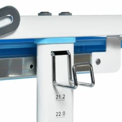 Helloshop26 - Ensemble table et chaise pour enfant réglable en hauteur avec tiroir inclinable en mdf + pp facile à nettoyer bleu Clearance