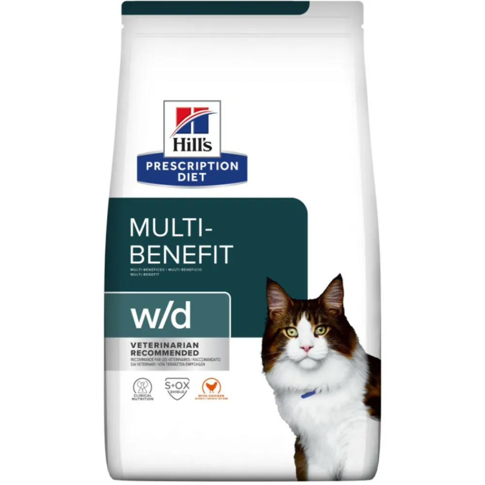 Hill's Alimentation Et Friandises | - Croquettes chat adult prescription diets w/d multi benefit - 3 kg