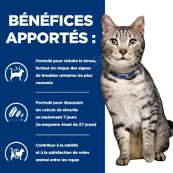 Hill's - Croquettes chat adult prescription diets c/d urinary stress + metabolic - 3 kg Outlet