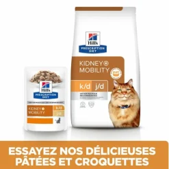Hill's Alimentation Et Friandises | - Croquettes chat adult prescription diets k/d j/d kidney care + mobility - 3 kg