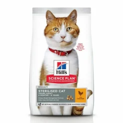 Hill's Alimentation Et Friandises | - Croquettes chat science plan sterilised young adult poulet - 15 kg