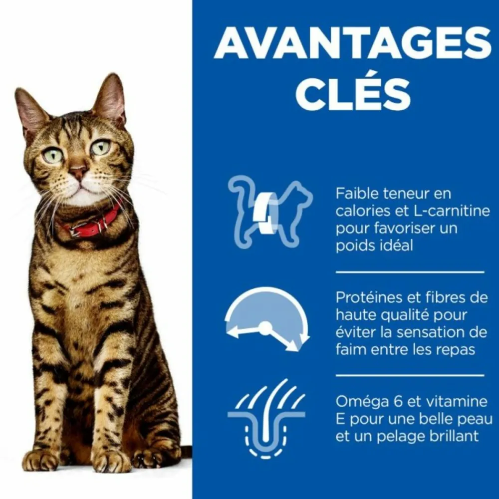 Hill's Alimentation Et Friandises | - Croquettes chat science plan adult light poulet - 10 kg
