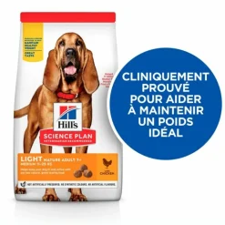 Hill's - Croquettes chien science plan adult mature 7+ light poulet - 14 kg Best