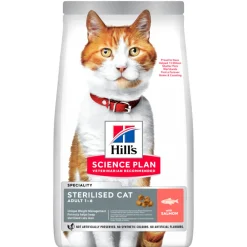 Hill's Alimentation Et Friandises | - Croquettes pour chat adulte stérilisé, au saumon - 3kg