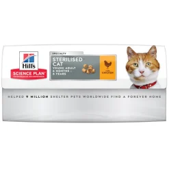 Hill's Alimentation Et Friandises | - Croquettes pour chat adulte stérilisé, au poulet - 3kg