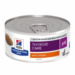 Hill's Alimentation Et Friandises | - Patee chat adult prescription diets y/d thyroid care (boite) - 24*156 g