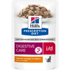 Hill's Alimentation Et Friandises | - Patee chat adult prescription diets i/d digestive care poulet (sachet) - 12*85 g