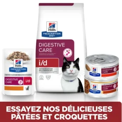 Hill's Alimentation Et Friandises | - Patee chat adult prescription diets i/d digestive care poulet (sachet) - 12*85 g