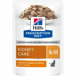 Hill's Alimentation Et Friandises | - Patee chat adult prescription diets k/d kidney care poulet (sachet) - 12*85 g