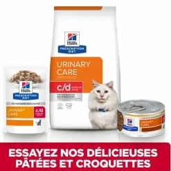 Hill's Alimentation Et Friandises | - Patee chat adult prescription diets c/d urinary stress (mijoté) - 24*82 g