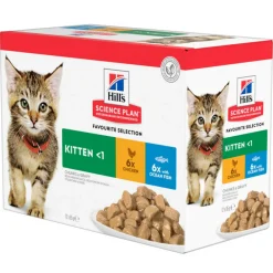 Hill's Alimentation Et Friandises | - Patee chat science plan kitten mixte - 12*85 g