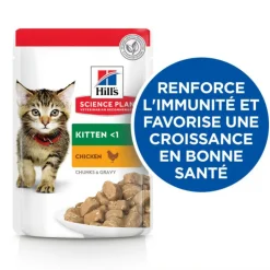 Hill's Alimentation Et Friandises | - Patee chat science plan kitten mixte - 12*85 g
