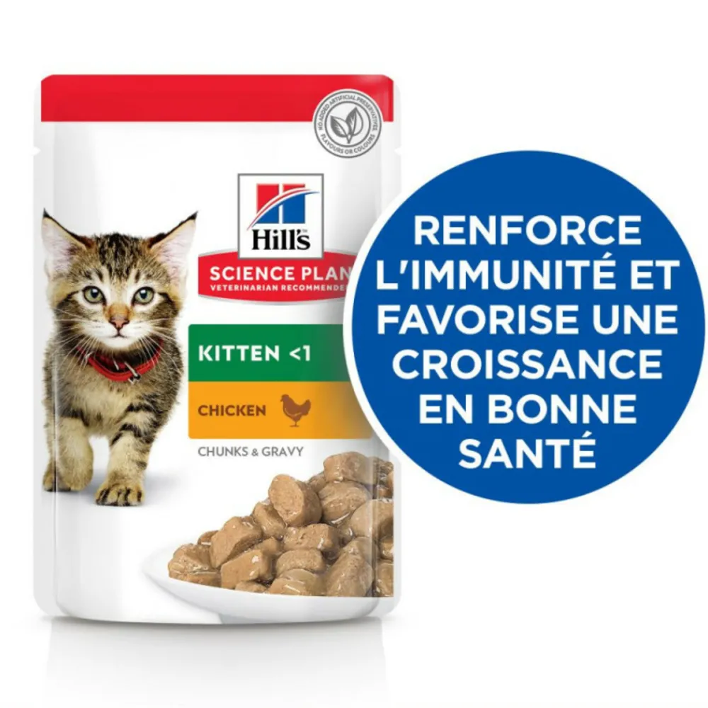 Hill's Alimentation Et Friandises | - Patee chat science plan kitten mixte - 12*85 g