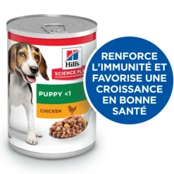 Hill's - Patees chien science plan puppy poulet (boite) - 12*370 g Online